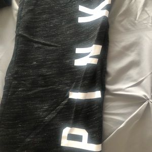 Gray pink Victoria’s Secret sweat pants new large